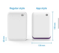 Diffuseur d'huiles essentielles sans eau DATA AROMA 260 ml, mural, contrôlé par application, brumisation automatique, fonctionnement silencieux, fonction de minuterie pour la maison