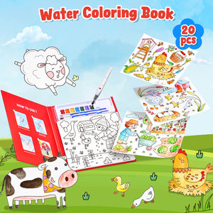 Joycat juguetes educativos Venta caliente Popular dibujos animados arte colorear pintura conjunto chico acuarela papel libro para pintar dibujo - Product Image 3