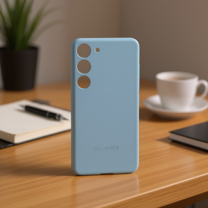 Coque arrière pour Samsung Galaxy S23 Plus 5G S916B bleue - Product Image 3