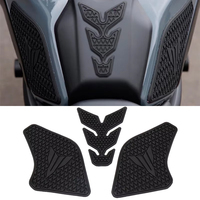 Autocollants latéraux antidérapants pour réservoir de carburant, accessoires de moto, autocollant en caoutchouc imperméable, pour MT07 MT-07 MT 07 2018 – 2023