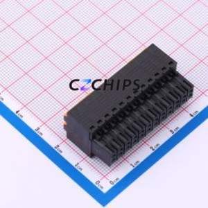 JL15EDGKDH-35012B01 Plug-in Terminal Block Through hole Component (THT),P=3.5mm Connector Plug 2x12P 3.5mm Black - Product Image 2