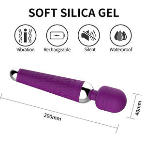 TT FOREST Waterdichte Oplaadbare Elektrische Vibrator Siliconen Dildo Vibrators Seksartikelen voor Volwassenen met Krachtige Massage Wand - Product Image 4