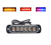 Feux latéraux de véhicule LED rouge ambre bleu blanc, ambulance, voiture, deux feux latéraux LED, feux de remorque de camion 24 volts LED