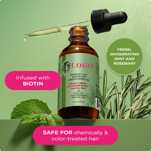 SILU - Tratamiento Capilar Orgánico Personalizado y Efectivo Contra la Caída del Cabello, Aceite para el Crecimiento del Cabello con Biotina y Aceite Esencial de Romero - Product Image 1