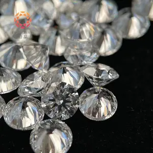 थोक लैब बढ़ी हीरे 0.01-2 कैरेट डेफ VS1 दौर शानदार Hpht प्रयोगशाला हीरा सीवीडी हीरा