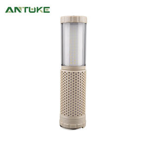 Nouvelle lampe de camping rétractable d'extérieur transfrontalière à LED rechargeable bicolore magnétique pour le camping - Product Image 5