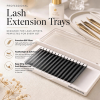 Cils en bande 5D noirs en velours, effet fleur dense, faits à la main, sans cruauté animale, effet naturel et volumineux, pour usage quotidien, Made-in-china.com