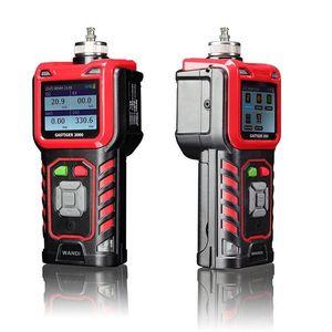 Nouveau détecteur de gaz portable industriel 4-en-1 O2/CO/H2S/EX avec écran LCD et indice de protection IP66 - Product Image 2
