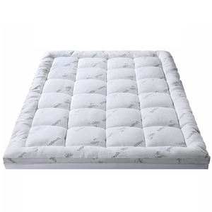 Funda <span class=keywords><strong>de</strong></span> colchón ajustada acolchada <span class=keywords><strong>de</strong></span> refrigeración <span class=keywords><strong>de</strong></span> tamaño Queen extra gruesa 1000GSM Topper <span class=keywords><strong>de</strong></span> bambú transpirable Uso <span class=keywords><strong>de</strong></span> cama alternativo - Product Image 1