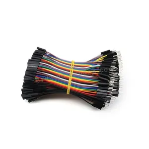 High Quality 10CM 2.54mm 40P Female to Female Jumper Wire 40P Dupont Cable for Arduino