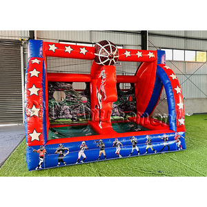Jeu gonflable de football américain pour 2 joueurs, jeu de lancer de ballon pour enfants, idéal pour les fêtes et événements, en vente - Product Image 2