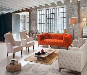 Conjunto de Sofá de Terciopelo Contemporáneo Diseñado con Cojines Gruesos, Materiales Duraderos y Estética Moderna para Uso Diario en Hogares Elegantes - Product Image 1