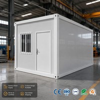 Maison Modulaire Préfabriquée Conteneurisée Pliable et Mobile pour l'Extérieur, à Assemblage Rapide, Résistante aux Tremblements de Terre, pour Usage Transfrontalier