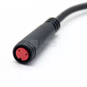 M8 3pin-2pin Yellow-red Cable Adapter for Ebike M8 Led Waterproof Cable M8 Male and Female Screw