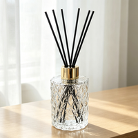 Ventes d'usine de flacons diffuseurs de parfum de haute qualité, flacons vides avec bouchons à vis, boîtes d'emballage personnalisées