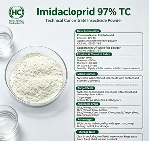 <span class=keywords><strong>Imidaclopride</strong></span> HC de haute pureté 97% TC en poudre, insecticide et pesticide, prix usine Henan, 138261-41-3, produit phare, best-seller - Product Image 6