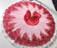 Robe de danse de ballet professionnelle pour enfants pour spectacle de groupe Costume de l'Agence du Lac des Cygnes Vêtements de performance