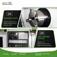 Tour à métaux horizontal CNC à lit plat CK6152 de 1,5 m, robuste, avec contrôleur GSK, haute précision