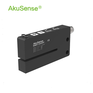 Sensor Óptico Fotoeléctrico AkuSense para Detección de Etiquetas Transparentes Industriales, IP65, 3mm de Alcance, NPN/PNO - Product Image 1