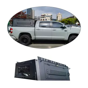 툰드라 4x4 픽업 액세서리 스틸 트럭 침대 랙 시스템 도요타 용 하드 톱 토퍼 캐노피