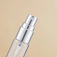 Flacon de parfum en verre vide en forme de cœur avec impression sérigraphiée et bouchon en caoutchouc 2ml/3ml/5ml/10ml personnalisable