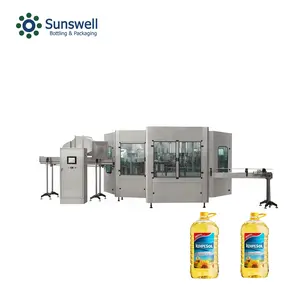 2000BPH 1L 2L Factory Price Edible Cooking Oil Peanut Oil Filling Capping Machine Sunflower Oil Bottling Production Machine