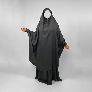 <span class=keywords><strong>Jilbab</strong></span> Nida en diamant 2 pièces personnalisé avec manchette à boutons modeste Eid Ramadan vêtements islamiques <span class=keywords><strong>pour</strong></span> femmes musulmanes ensemble de prière en gros <span class=keywords><strong>Jilbab</strong></span> - Product Image 3