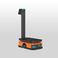 Solution robotique AGV autonome avec navigation laser SLAM, autonomie de 12h pour la manutention de matériaux lourds dans les entrepôts industriels modernes