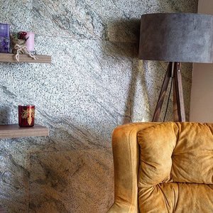 Silver <b>Grey</b> Light Slate Stone Veneer Wall Panels Eco-Friendly Durable 5+ Year Warranty Modern Design Subtle Soft Decorative - Product Image 1