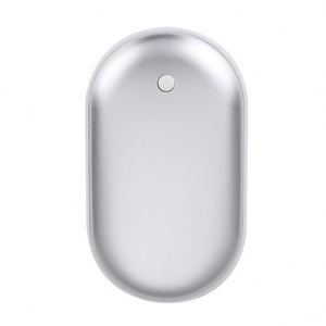 Calentador USB Portátil Recargable con Batería, Nuevo, Plateado, en Oferta - Product Image 1