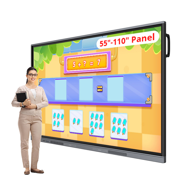 Ultra 4K UHD 65 75 86 100 Inch Touch Screen LCD Digital Display Interactive Panel Smart White Board for Conference