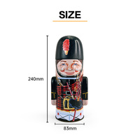Boîte en métal JYB pour figurines de poupées, idéale pour le stockage de chocolats, bonbons et biscuits, emballage cadeau festif, sans danger pour les aliments