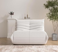Canapé pouf de luxe moderne canapé compressé fauteuil de sol confortable canapé paresseux pour le salon