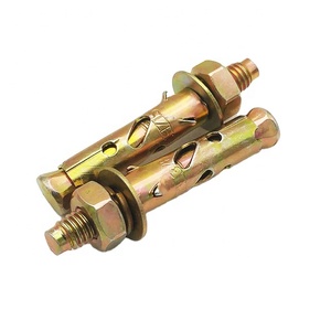 Ancrage à expansion en acier antidérapant pour manchon d'aileron de requin avec écrous hexagonaux et rondelles - Product Image 3