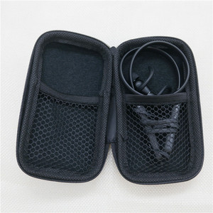 Waterproof Neckband <b>Bluetooth</b> Headset Storage Case Black <b>For</b> Earbuds <b>Headphone</b> Camera Protection Bag - Product Image 1