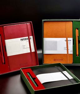 Set de Regalo de Cuaderno de Negocios A5 de Alta Gama Personalizable con Logotipo de Empresa para Reuniones Anuales, Aprendizaje de Empleados, Diseño Elegante - Product Image 1