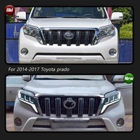 Phares HETOP Prado 2014-2017 : Amélioration LED, feux de jour DRL, lentille de signalisation, phares avant modifiés pour Toyota