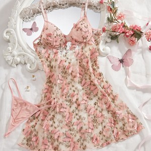 Body de Lencería Sexy con Bordado Floral y Malla Transparente, con Tirantes Ajustables, Estilo Teddy de una Pieza para Mujer - Product Image 5