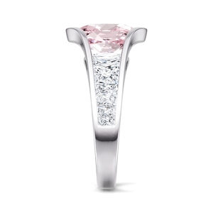 Best Selling Copper Platinum Plated Women's Multi Color Cubic Zirconia Prong Set Light Luxury Ice Flower Cut Butterfly Ring - Product Image 4