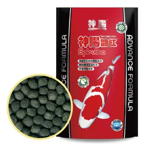 Wholesale Aquarium Koi Fish Food High Nutrition Aquarium High Performance Hiban Color Enhancing 1kg Koi Fish Food Pellet