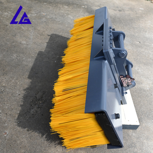 Balayeuse mécanique pour chargeuse-<span class=keywords><strong>pelleteuse</strong></span>, segments de brosse remplaçables à angle fixe, fixation par boulons, largeur personnalisable, certifiée CE ISO - Product Image 4