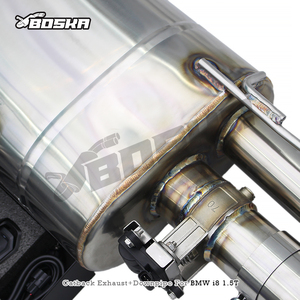ท่อไอเสีย OEM SUS304 Catback Muffler สำหรับ BMW I8 1.5T ปี 2014-2019 ระบบไอเสีย Boska Valvetronic พร้อมระบบควบคุมเสียงแบบไดนามิก - Product Image 4