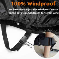 Housse de protection d'angle pour canapé MUSE, personnalisable avec logo, disponible en différentes tailles, en tissu Oxford 420D moderne imprimé, imperméable et anti-poussière, nettoyage à sec possible