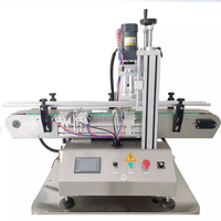 Machine de capsulage de bureau à quatre tables petite machine de capsulage opération simple et performance de coût élevé