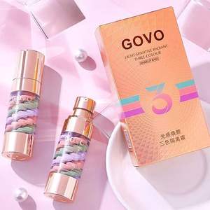 OEM ODM <span class=keywords><strong>GOVO</strong></span> Crème de base illuminatrice naturelle, hydratante longue durée, texture légère, base lissante pour la peau, pour un usage quotidien - Product Image 2