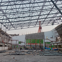 Bâtiment préfabriqué à structure métallique, entrepôt, salle de sport, service de soudage, atelier, usine