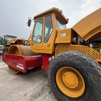 Rouleau compresseur vibrant à tambour unique Dynapac CA25D d'occasion, 10 tonnes, pour la construction routière