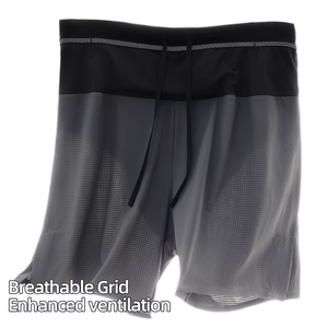 Best Seller <span class=keywords><strong>pantaloncini</strong></span> da ginnastica da uomo 2-in-1 da ginnastica in maglia di compressione personalizzata in Nylon per allenamento <span class=keywords><strong>pantaloncini</strong></span> da allenamento con fondo attivo per uomo - Product Image 4