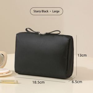 Nouvelle Trousse de Maquillage Portable Mini Imperméable Super Tendance Style Fire Ins 2026 – Petite Pochette de Rangement Rouge à Fermeture Éclair - Product Image 2