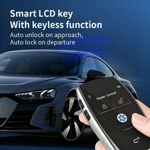 กุญแจรถอัจฉริยะ LCD อเนกประสงค์ เพิ่<span class=keywords><strong>ม</strong></span>ระบบเข้ารถแบบไร้กุญแจสำหรับรถยนต์สตาร์ทแบบปุ่มเดียวทุกคัน <span class=keywords><strong>โครง</strong></span>อะลู<span class=keywords><strong>ม</strong></span>ิเนียมอัลลอยด์ หน้าจอกระจกนิรภัย รีโมทคอนโทรล - Product Image 6